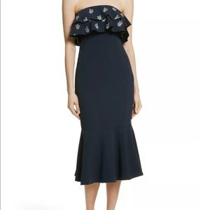 Cinq a Sept Eza dress strapless NWT strapless midi dress